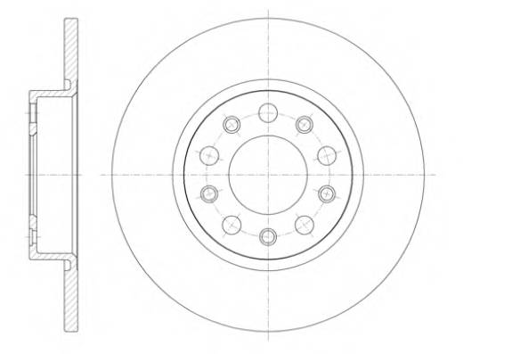 ROADHOUSE 6142600 Тормозний диск ROADHOUSE 6142600 Тормозний диск