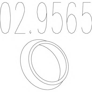 MTS 02.9565 Уплотнительное кольцо, тру�