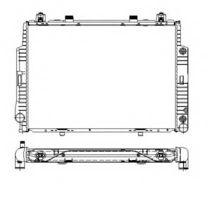 NRF 55320 Радиатор, охлаждение двига