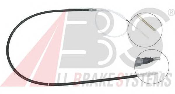 A.B.S. K12846 Трос, стояночная тормозная 