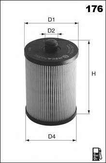 MECAFILTER ELG5411 Топливный фильтр MECAFILTER ELG5411 Топливный фильтр