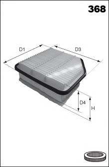 MECAFILTER ELP9297 Повітряний фільтр MECAFILTER ELP9297 Повітряний фільтр