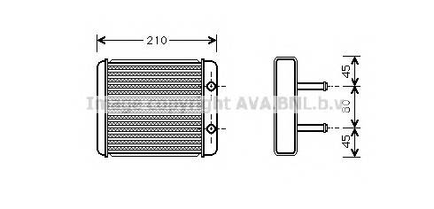 AVA QUALITY COOLING KA6008 Теплообменник, отопление с... AVA QUALITY COOLING KA6008 Теплообменник, отопление с...