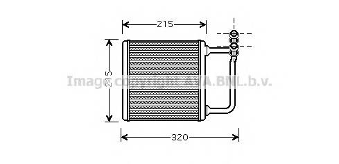 AVA QUALITY COOLING MSA6451 Теплообменник, отопление с