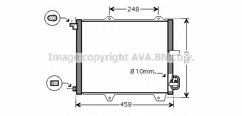AVA QUALITY COOLING SZ5088 Конденсатор, кондиционер AVA QUALITY COOLING SZ5088 Конденсатор, кондиционер