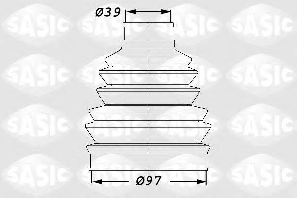 SASIC 1900005 Комплект пылника, приводно... SASIC 1900005 Комплект пылника, приводно...