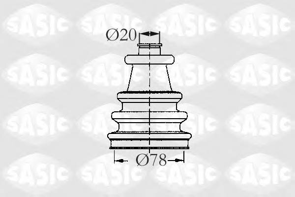 SASIC 2933743 Комплект пылника, приводно