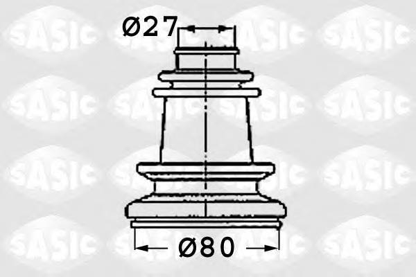 SASIC 4003409 Комплект пылника, приводно