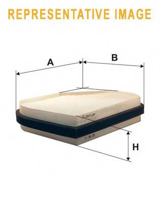 WIX FILTERS WP6893 Фильтр, воздух во внутренно...