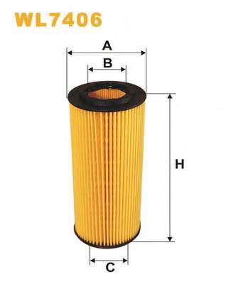 WIX FILTERS WL7406 Масляный фильтр WIX FILTERS WL7406 Масляный фильтр