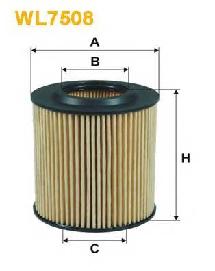 WIX FILTERS WL7508 Масляный фильтр WIX FILTERS WL7508 Масляный фильтр