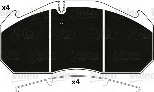 VALEO 882211 Комплект тормозных колодок... VALEO 882211 Комплект тормозных колодок...