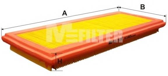 MFILTER K160 Фiльтр салону MFILTER K160 Фiльтр салону