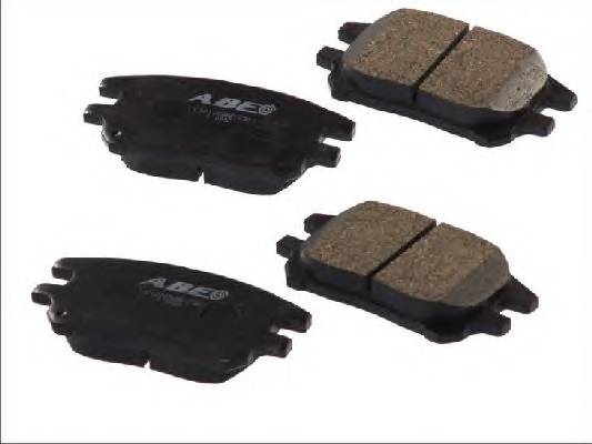 ABE C12107ABE Комплект тормозных колодок...