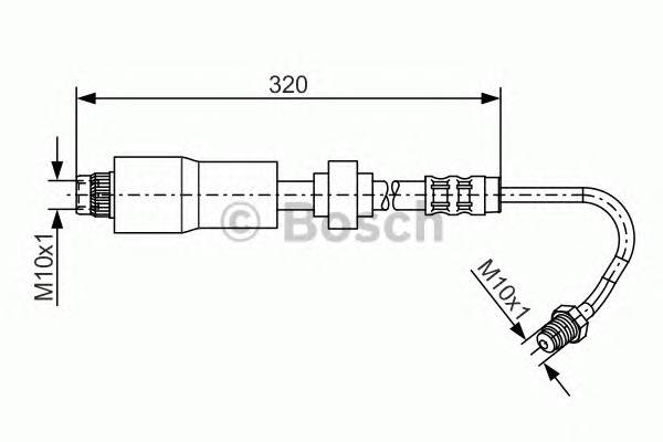 BOSCH 1 987 476 065 Тормозной шланг BOSCH 1 987 476 065 Тормозной шланг