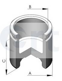 ERT 150453-C Поршень, корпус скоби гальм... ERT 150453-C Поршень, корпус скоби гальм...