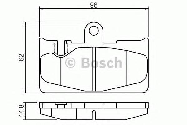BOSCH 0 986 495 139 Комплект тормозных колодок... BOSCH 0 986 495 139 Комплект тормозных колодок...