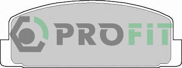 PROFIT 5000-0372 Колодки гальмівні дискові PROFIT 5000-0372 Колодки гальмівні дискові