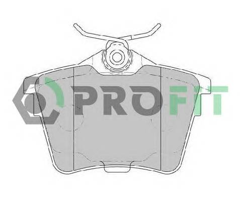 PROFIT 5000-1727 Колодки гальмівні дискові PROFIT 5000-1727 Колодки гальмівні дискові