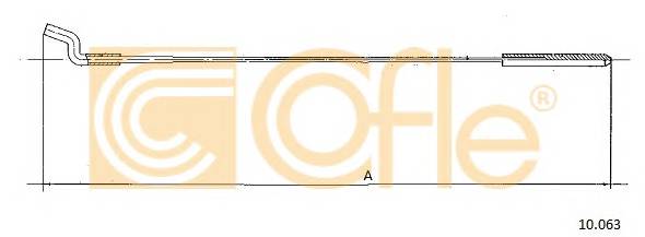 COFLE 10063 Трос педалі акселератора COFLE 10063 Трос педалі акселератора