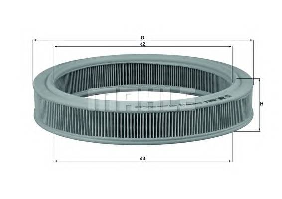 KNECHT LX 493 Воздушный фильтр