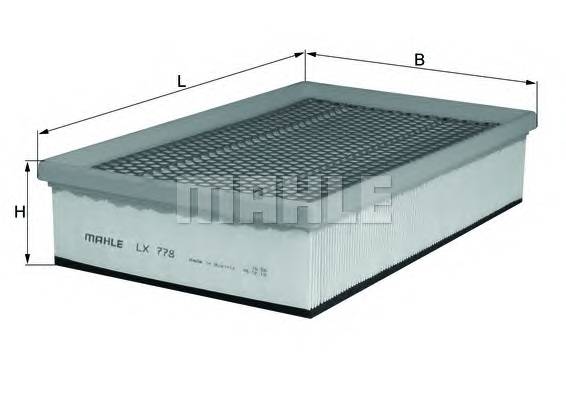 KNECHT LX 778 Воздушный фильтр