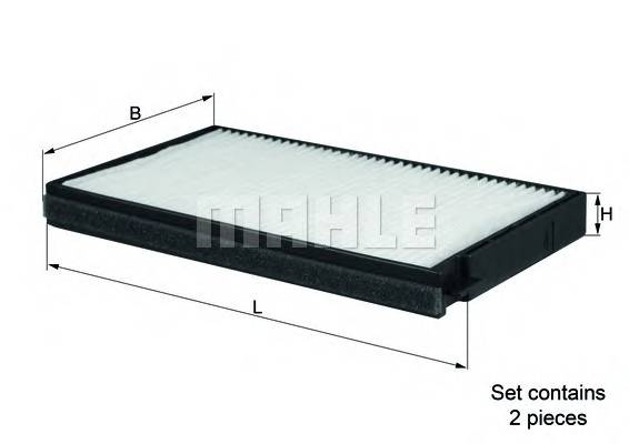 KNECHT LA 634/S Фільтр, повітря у внутрішнь... KNECHT LA 634/S Фільтр, повітря у внутрішнь...