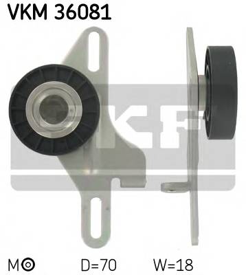 SKF VKM 36081 Натяжной ролик, поликлинов