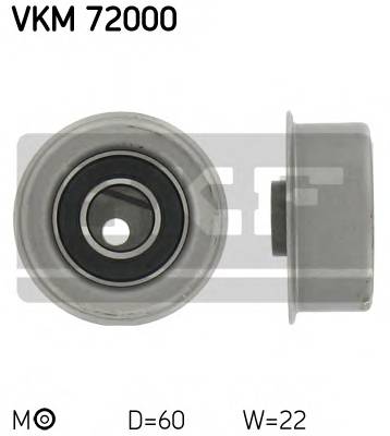 SKF VKM 72000 Натяжний ролик, ремінь ГРМ SKF VKM 72000 Натяжний ролик, ремінь ГРМ