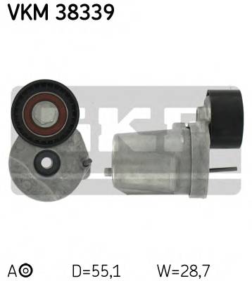 SKF VKM 38339 Натяжной ролик, поликлинов