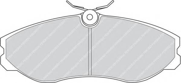 FERODO FDB909 Комплект тормозных колодок