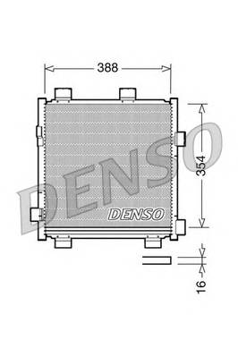 DENSO DCN50040 Конденсатор, кондиционер DENSO DCN50040 Конденсатор, кондиционер