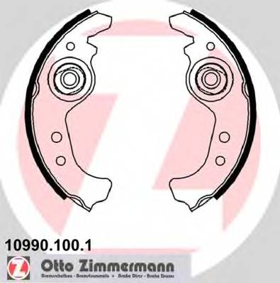 ZIMMERMANN 10990.100.1 Комплект тормозных колодок