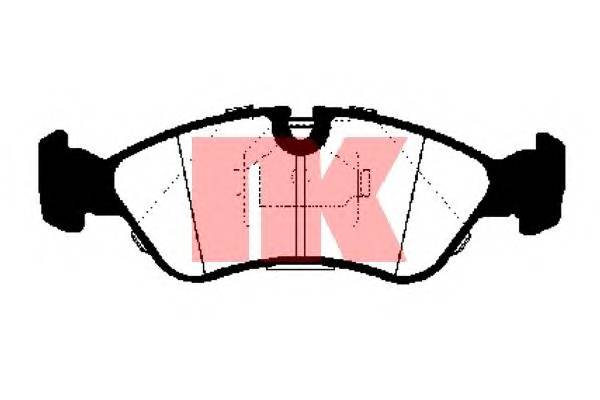 NK 223607 Комплект тормозных колодок