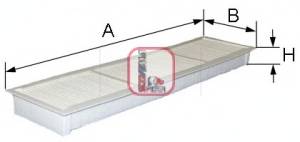 SOFIMA S 3101 C Фильтр, воздух во внутренно