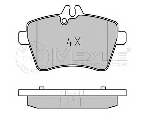 MEYLE 025 240 7719 Комплект тормозных колодок