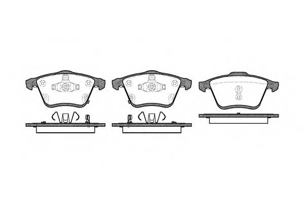 ROADHOUSE 21182.02 Комплект тормозных колодок...