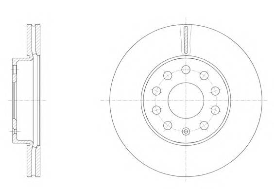 REMSA 61586.10 Диск гальмівний