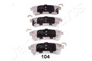 JAPANPARTS PP-104AF Комплект гальмівних колодо... JAPANPARTS PP-104AF Комплект гальмівних колодо...