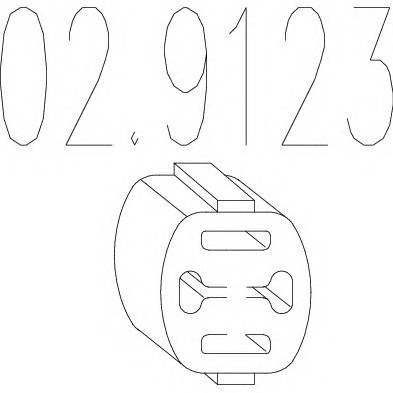 MTS 02.9123 Буфер, глушитель
