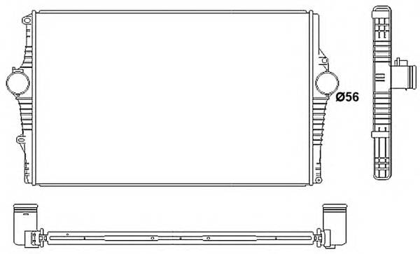 NRF 30249 Интеркулер NRF 30249 Интеркулер