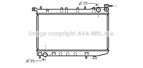 AVA QUALITY COOLING DN2174 Радиатор, охлаждение двига... AVA QUALITY COOLING DN2174 Радиатор, охлаждение двига...