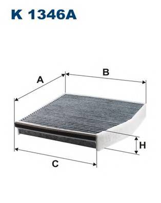 FILTRON K1346A Фильтр, воздух во внутренно
