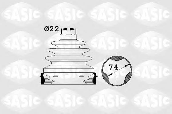 SASIC 1904005 Комплект пильника, приводн... SASIC 1904005 Комплект пильника, приводн...