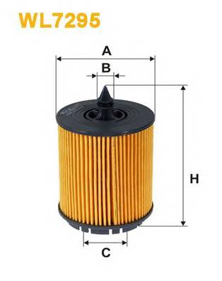 WIX FILTERS WL7295 Масляний фільтр WIX FILTERS WL7295 Масляний фільтр