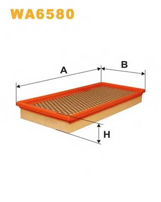 WIX FILTERS WA6580 Воздушный фильтр WIX FILTERS WA6580 Воздушный фильтр