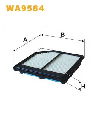 WIX FILTERS WA9584 Повітряний фільтр WIX FILTERS WA9584 Повітряний фільтр