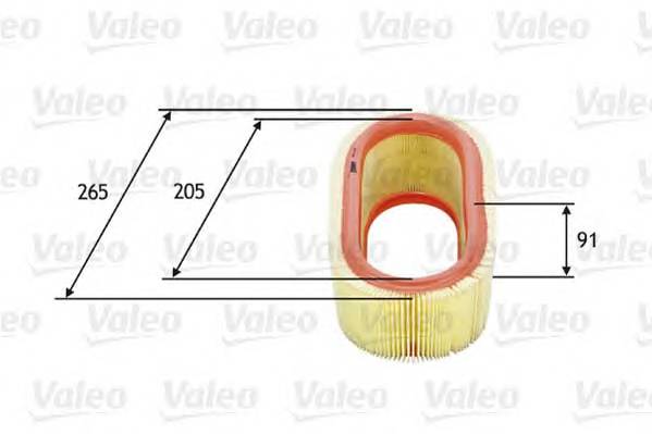 VALEO 585647 Повітряний фільтр VALEO 585647 Повітряний фільтр