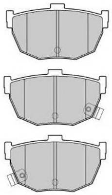 FREMAX FBP-1738 Комплект тормозных колодок