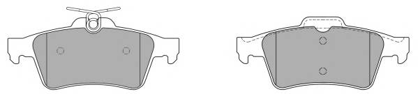 FREMAX FBP-1254-01 Комплект тормозных колодок